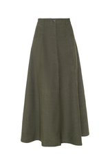 Load image into Gallery viewer, Ladies Corduroy Maxi A Line Skirt
