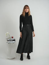 Load image into Gallery viewer, Ladies Corduroy Maxi A Line Skirt
