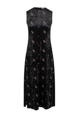 Load image into Gallery viewer, Ladies Embroidery Velour Maxi Jumper
