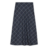 Load image into Gallery viewer, Ladies Midi Wool Plaid Skirt
