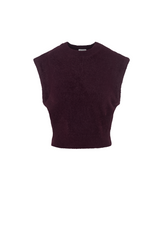 Load image into Gallery viewer, Ladies Cropped Mohair Vest
