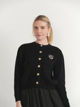 Load image into Gallery viewer, Emblem Knit Cardigan
