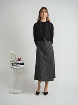 Load image into Gallery viewer, Ladies Flocked Velvet Jumper

