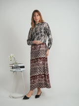 Load image into Gallery viewer, Printed Linen Maxi Jumper
