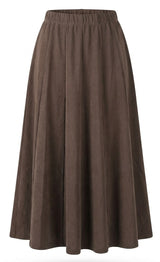 Load image into Gallery viewer, Ribbed Paneled Midi Skirt

