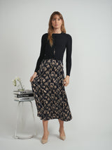 Load image into Gallery viewer, Printed Maxi Jumper Sweater Set
