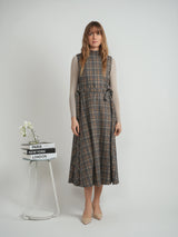 Load image into Gallery viewer, Ladies Plaid Belt Jumper
