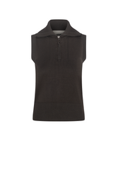 Load image into Gallery viewer, Ladies Knit Zip Vest
