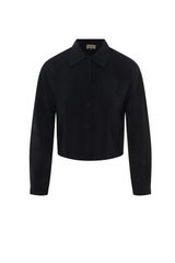 Load image into Gallery viewer, Ladies Copper Tencel Cropped Blouse
