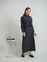 Load image into Gallery viewer, Ladies Copper Tencel Cropped Blouse

