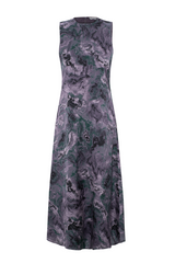 Load image into Gallery viewer, Ladies Printed Satin Maxi Jumper
