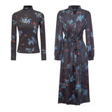 Load image into Gallery viewer, Printed Midi Dress Set
