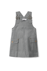 Load image into Gallery viewer, Girls Corduroy A Line Jumper With Big Pocket At Sides
