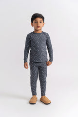 Load image into Gallery viewer, Boys 2 PC Long Set With Bird Print
