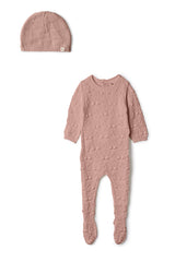 Load image into Gallery viewer, Baby Romper In Knit Texture

