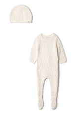 Load image into Gallery viewer, Baby Romper In Knit Texture

