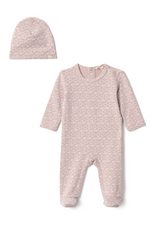 Load image into Gallery viewer, Baby Romper Set With Cherry Print
