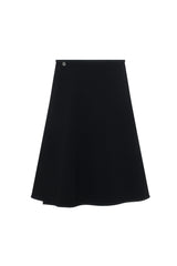 Load image into Gallery viewer, Girls Ponte Flare Wrap Skirt
