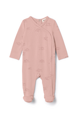 Load image into Gallery viewer, Baby Romper With Fake Front Overlap
