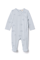Load image into Gallery viewer, Baby Romper With Fake Front Overlap
