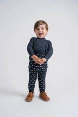 Load image into Gallery viewer, Baby Stripe Knit Overall With Removable Straps

