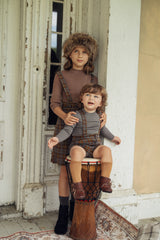 Load image into Gallery viewer, Girls Jersey Knit Top With Mock Neck
