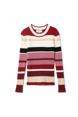 Load image into Gallery viewer, Girls Top In A Knit Rib

