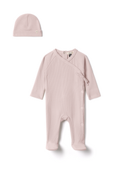 Load image into Gallery viewer, Baby Rib Romper Set
