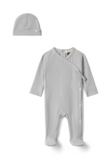 Load image into Gallery viewer, Baby Rib Romper Set
