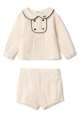 Load image into Gallery viewer, 2 PC Baby With Woven Fabric

