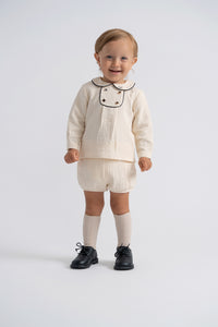 2 PC Baby With Woven Fabric