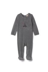 Load image into Gallery viewer, Baby Romper With Eiffel Tower Print
