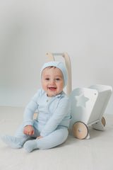 Load image into Gallery viewer, Baby Romper Set With Scallop Detail
