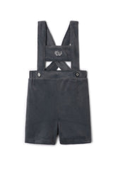 Load image into Gallery viewer, Boys Overall With Crest Embroidery
