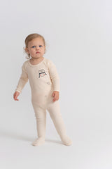 Load image into Gallery viewer, Baby Romper With Girl Faces Print

