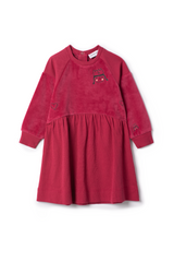 Load image into Gallery viewer, Girls High Waist Dress With Face Print
