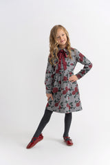 Load image into Gallery viewer, Girls Dress In Woven Fabric
