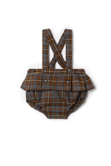 Load image into Gallery viewer, Girls Overall In Plaid
