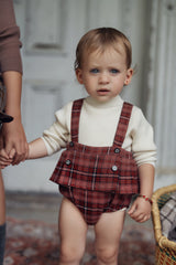 Load image into Gallery viewer, Girls Overall In Plaid
