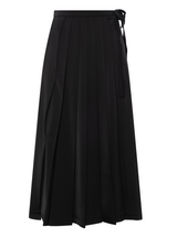Load image into Gallery viewer, Teen Pleated Wrap Midi Length Skirt
