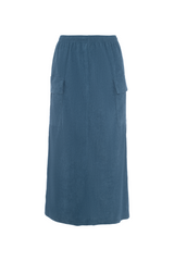 Load image into Gallery viewer, Teen Corduroy Midi Length Skirt With Pocket At Sides
