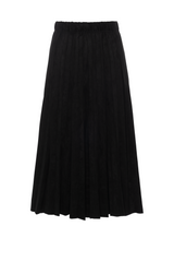 Load image into Gallery viewer, Teen Suede Midi Length Crinkle Pleating Skirt
