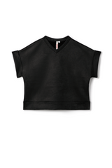 Load image into Gallery viewer, Teen Suede Crop Vest With V Neck
