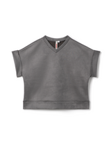 Load image into Gallery viewer, Teen Suede Crop Vest With V Neck
