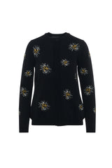 Load image into Gallery viewer, Ladies Maternity Embroidered Cropped Cardigan
