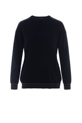 Load image into Gallery viewer, Ladies Maternity Color Blocked Dolman Sweater
