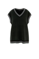 Load image into Gallery viewer, Ladies Maternity Herribone Knit Vest

