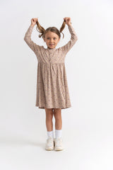 Load image into Gallery viewer, Girls Floral Printed Jersey Dress
