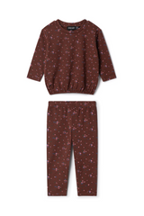 Load image into Gallery viewer, Baby Floral Printed Jersey Top And Leggings Set Long
