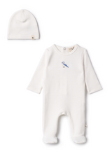 Load image into Gallery viewer, Baby Soft Checkered With Bird Applique
